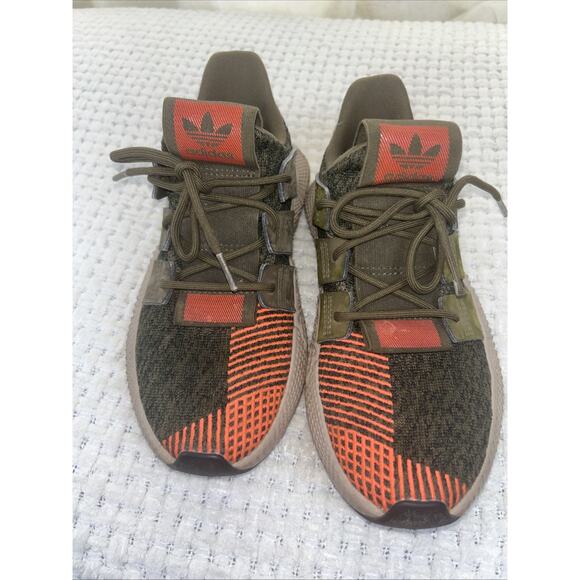 Adidas Men's Running Shoe Sneaker Athletic Prophere Trace Lace Olive Orange 4.5 - Picture 4 of 7